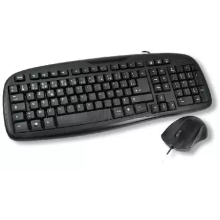 Pack 2en1 (Clavier/Souris) MCL Samar ACK-2012/N (Noir) | MonPC.Store