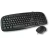 Pack 2en1 (Clavier/Souris) MCL Samar ACK-2012/N (Noir) | MonPC.Store