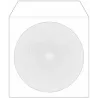 Boite de 100 pochettes papier pour CD/DVD avec fenêtre | MonPC.Store