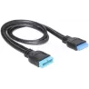 Rallonge Cable USB 3.0 interneDelock(19 broches) 45cm… | MonPC.Store