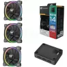 Lot de 3 Ventilateurs de boitierThermaltakeRiing Plus… | MonPC.Store