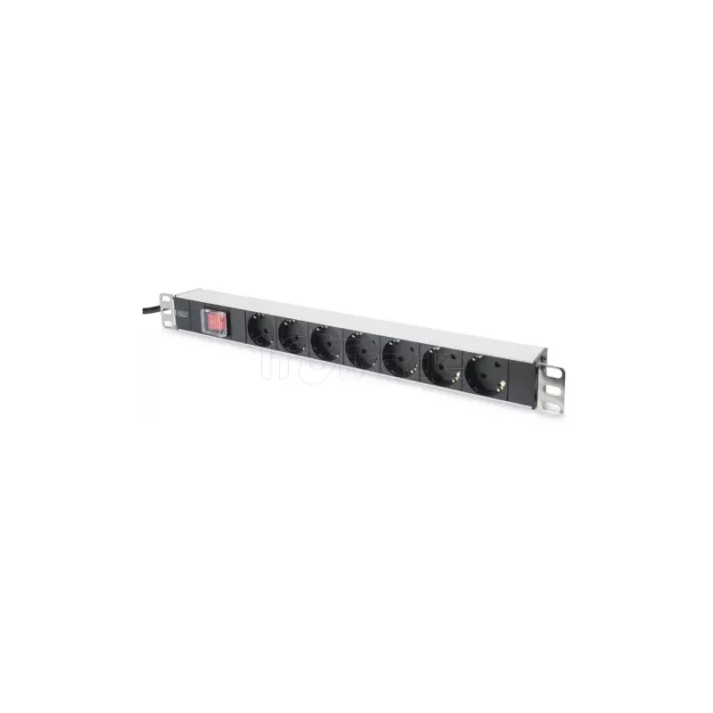 MultipriseDigitus7 prises 2m (Noir) - rackable 19 | MonPC.Store