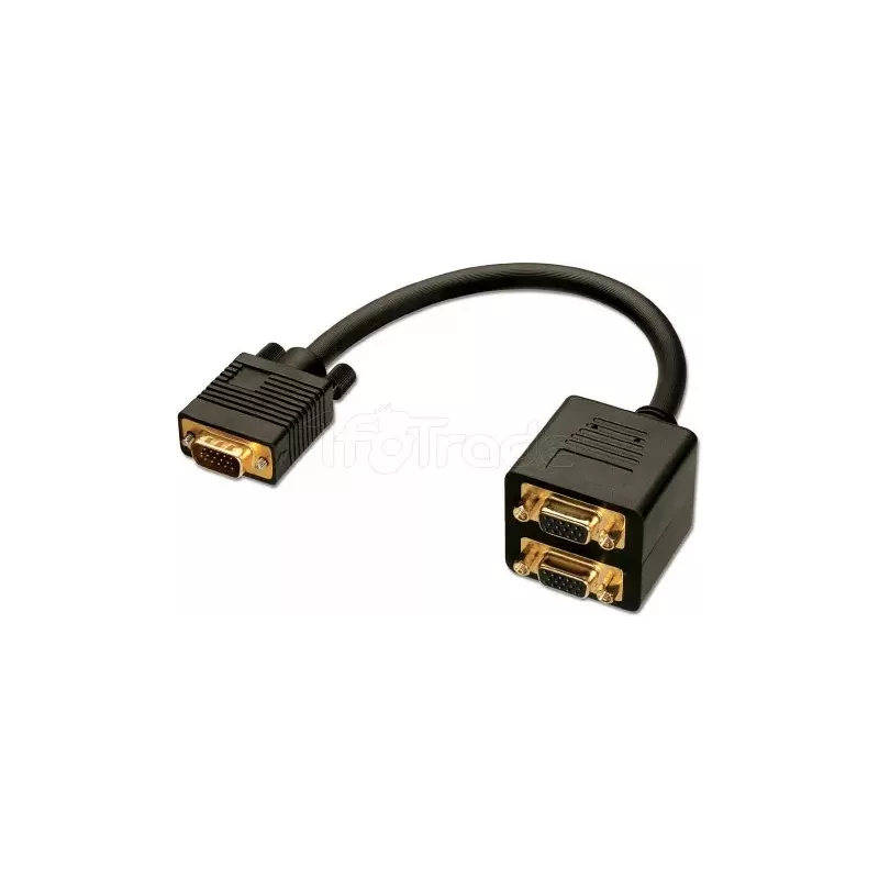 CableLindyVGA Male vers 2 x VGA femelle (Y - doubleur… | MonPC.Store