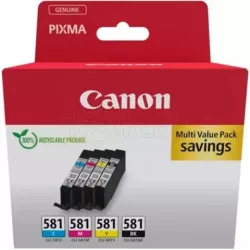 Pack 4 cartouches d'encreCanonCLI-581 (Couleurs + Noir) | MonPC.Store