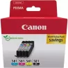Pack 4 cartouches d'encreCanonCLI-581 (Couleurs + Noir) | MonPC.Store