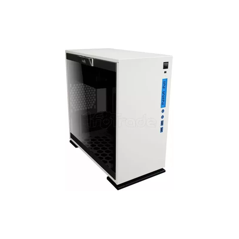 Boitier Moyen Tour ATXInWin101avec panneau vitré (Blanc) | MonPC.Store