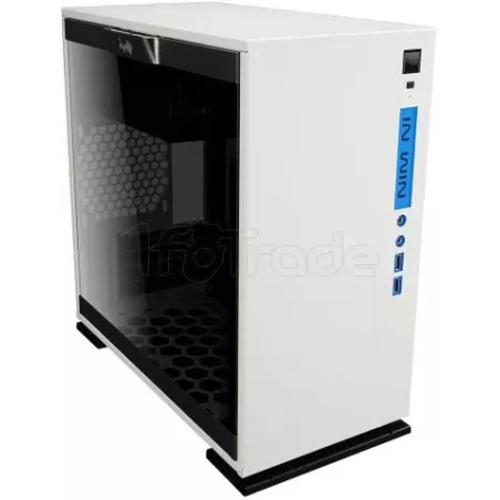 Boitier Moyen Tour ATXInWin101avec panneau vitré (Blanc) | MonPC.Store
