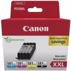 Pack 4 cartouches d'encreCanonCLI-581XXL ( couleurs +… | MonPC.Store