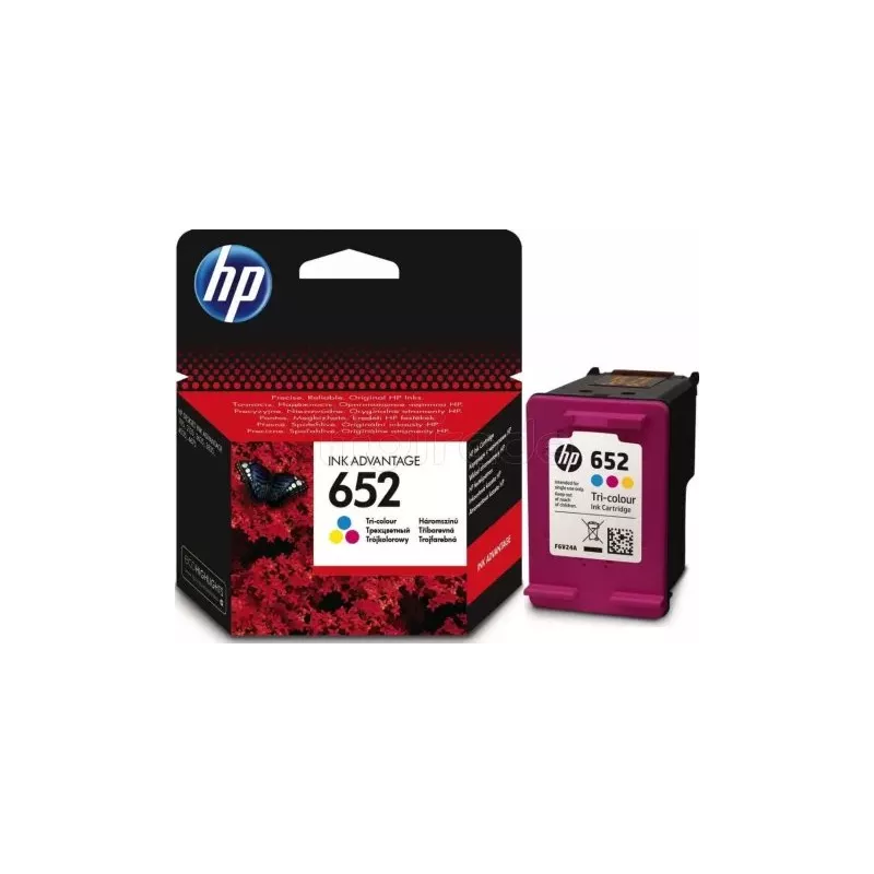 Pack 3 Cartouches d'encre HP 652 (Cyan, Magenta, Jaune) | MonPC.Store