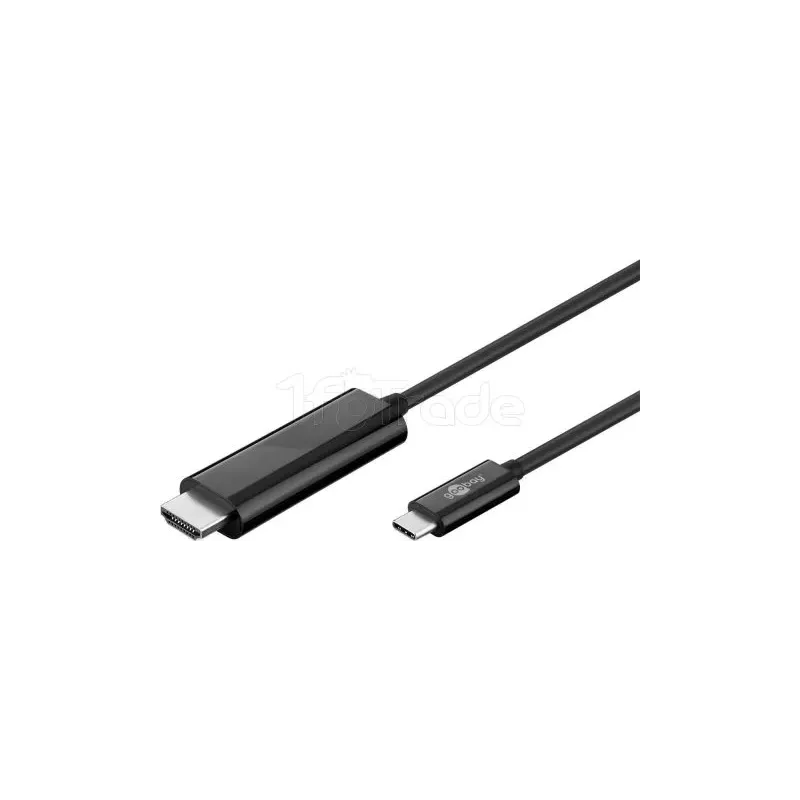 Cable adaptateur USB Type CGoobayvers HDMI 1,80m (Noir) | MonPC.Store