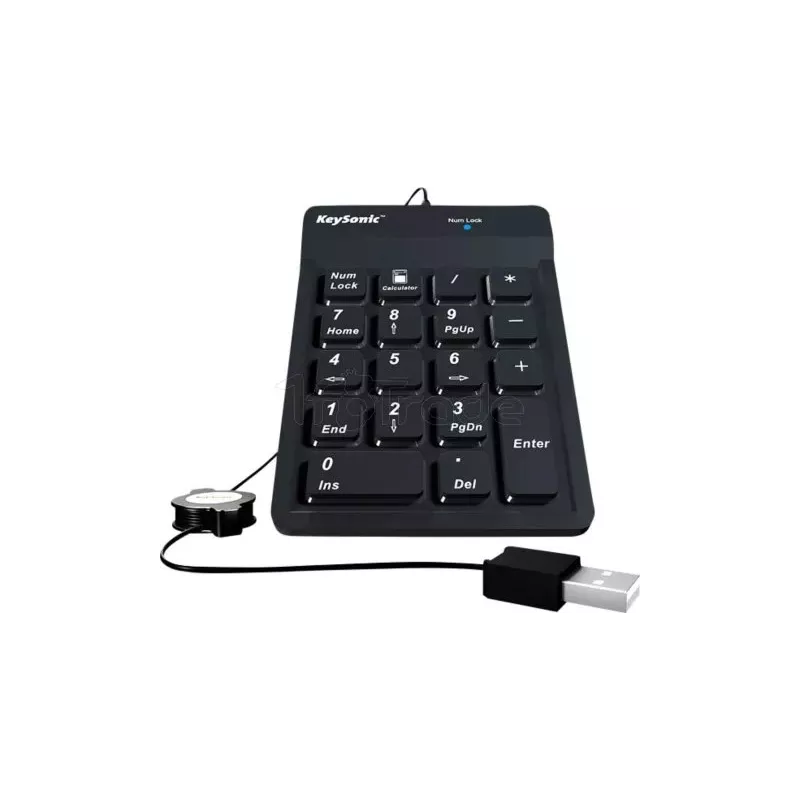 Pavé Numerique USB KeySonic en Silicone | MonPC.Store