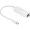 Carte RéseauGoobayUSB Type C vers RJ45 Gigabit (Blanc) | MonPC.Store