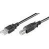 CableGoobayUSB 2.0 type A - B M/M 1,80m (Noir) | MonPC.Store