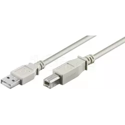 CableGoobayUSB 2.0 type A - B M/M 1,80m (Gris) | MonPC.Store