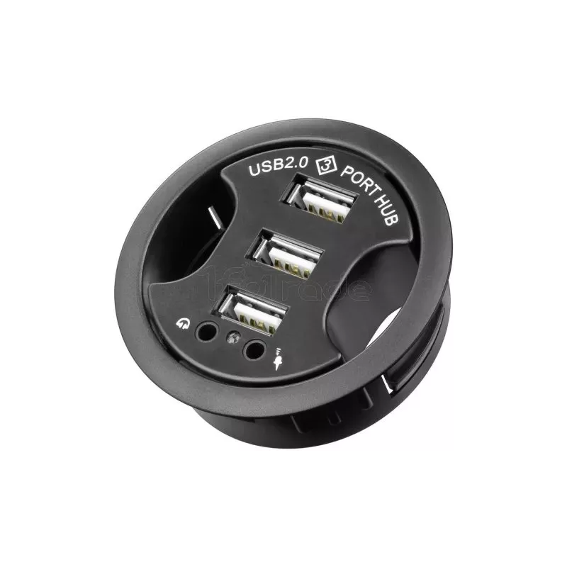 Hub USB 2.0 encastrableGoobay- 3 ports | MonPC.Store