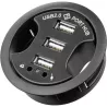 Hub USB 2.0 encastrableGoobay- 3 ports | MonPC.Store