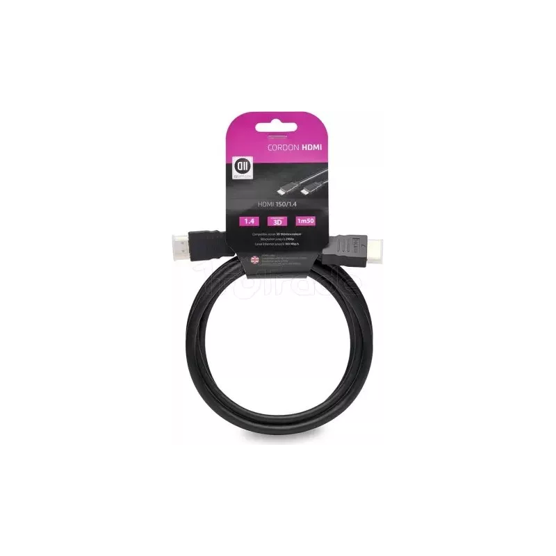 Cable HDMID2 Diffusion1,5m M/M | MonPC.Store