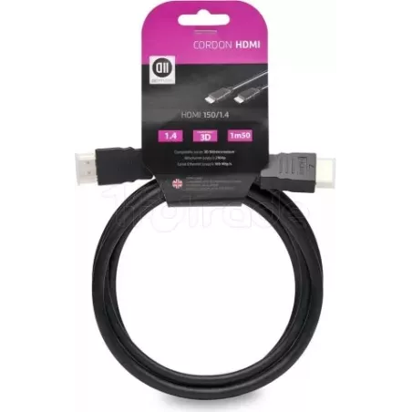 Cable HDMID2 Diffusion1,5m M/M | MonPC.Store