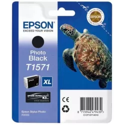 Cartouche d'encreEpsonTortue T1571 XL (Noir Photo) | MonPC.Store