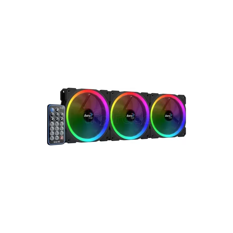 Lot de 3 Ventilateurs de boitierAeroCoolOrbit RCRGB… | MonPC.Store