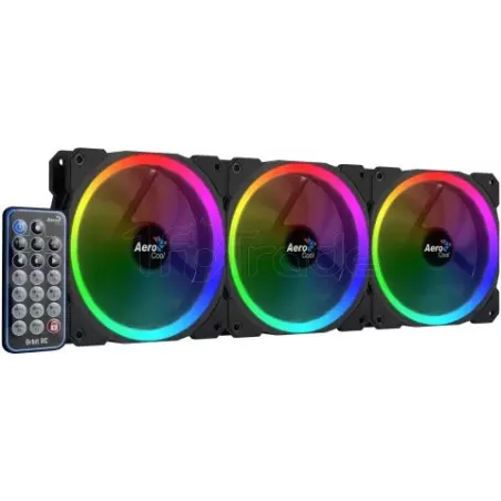 Lot de 3 Ventilateurs de boitierAeroCoolOrbit RCRGB… | MonPC.Store