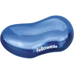 Mini Repose poignetFellowesCrystalGel (Bleu) | MonPC.Store