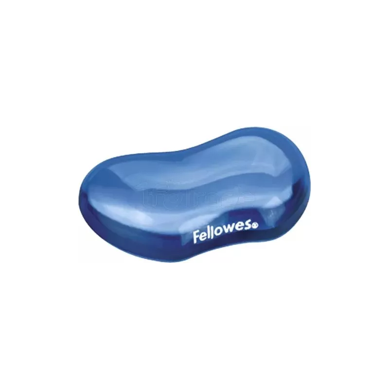 Mini Repose poignetFellowesCrystalGel (Bleu) | MonPC.Store