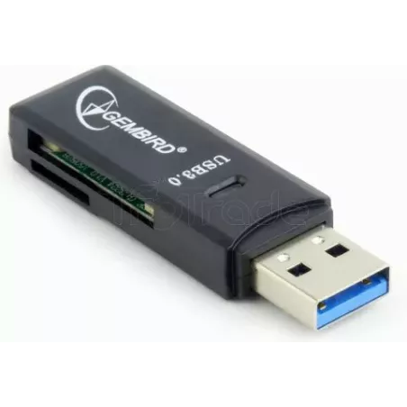Lecteur de Cartes externeGembirdUSB 3.0 (Noir) | MonPC.Store