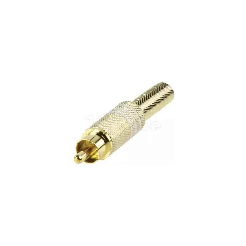 Connecteur RCA Male à souder Métal Or/Blanc | MonPC.Store
