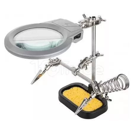 Loupe / Lampe LEDFixPoint/ Goobay pour poste à souder… | MonPC.Store