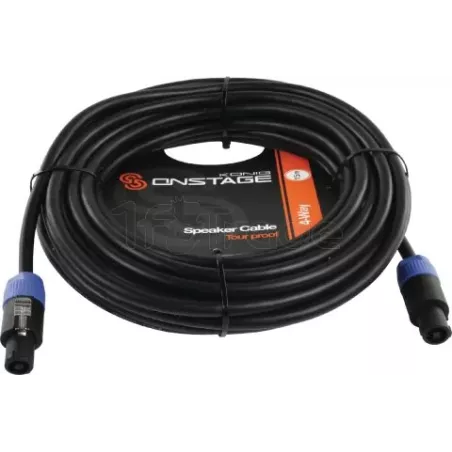 Câble pour Enceinte - Speakon 4x Konig 1,5mm² 15m (Noir) | MonPC.Store