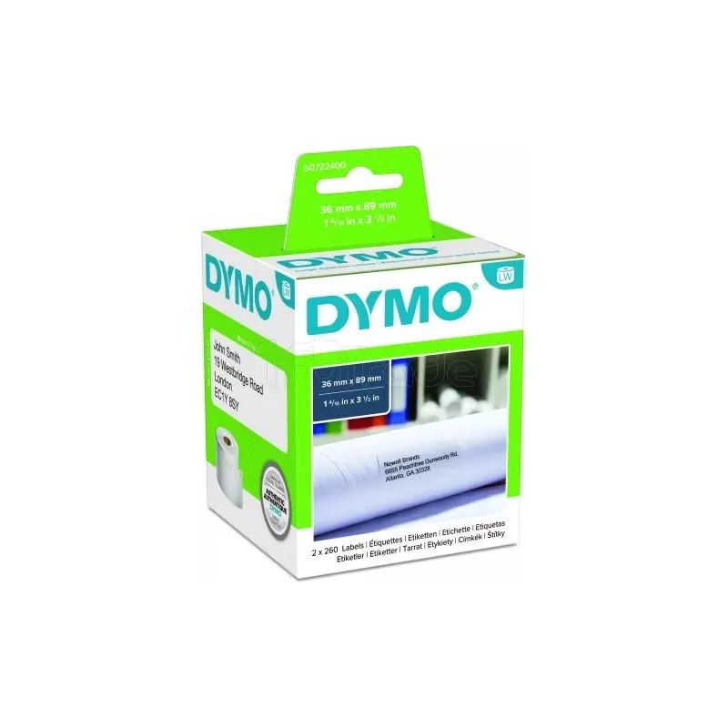 Lot de 2 Rouleaux de 260 étiquettes adhésivesDymo99012… | MonPC.Store