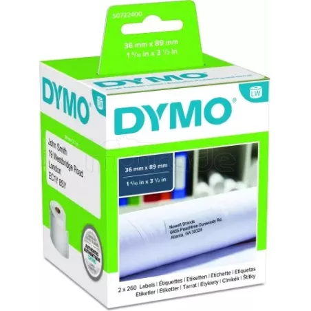 Lot de 2 Rouleaux de 260 étiquettes adhésivesDymo99012… | MonPC.Store