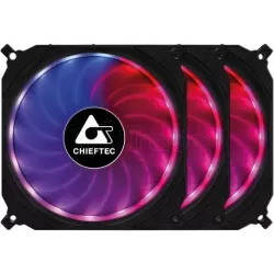 Lot de 3 Ventilateurs de boitierChieftecTornado RGB… | MonPC.Store