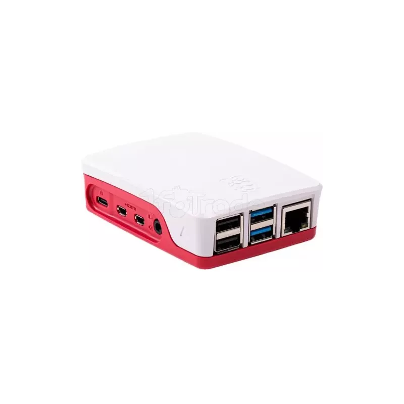 Boitier officiel pour Raspberry Pi 4 (Blanc/Rouge) | MonPC.Store