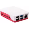 Boitier officiel pour Raspberry Pi 4 (Blanc/Rouge) | MonPC.Store