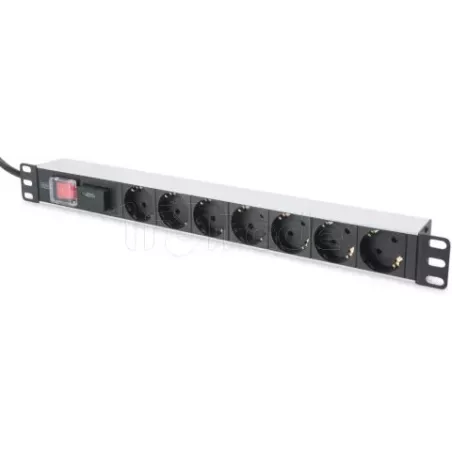 MultipriseDigitusPro 7 prises 2m (Noir) - rackable 19 | MonPC.Store