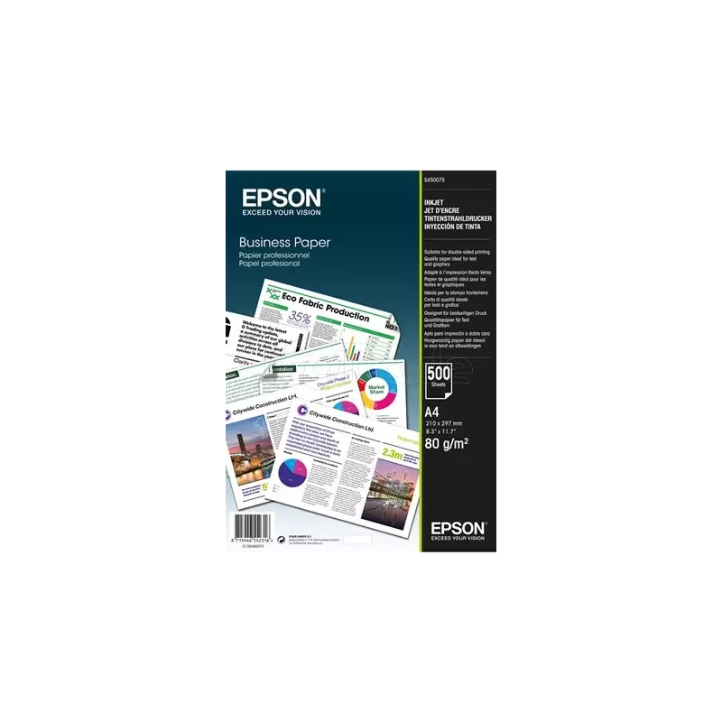 PapierEpsonBusiness Paper 80g/m² - 500 feuilles A4 | MonPC.Store