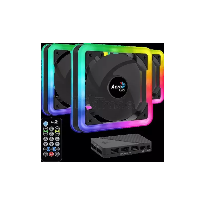 Lot de 3 Ventilateurs de boitierAeroCoolEdge 14 Pro… | MonPC.Store