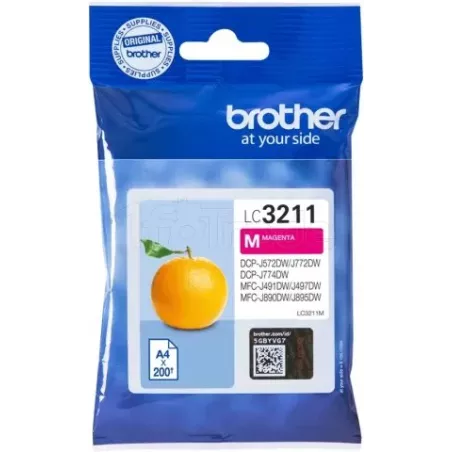 Cartouche d'encreBrotherLC3211M (Magenta) | MonPC.Store