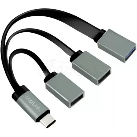 Hub USB 3.1 Type CLogiLink2x USB 2.0 + 1x USB 3.0 | MonPC.Store