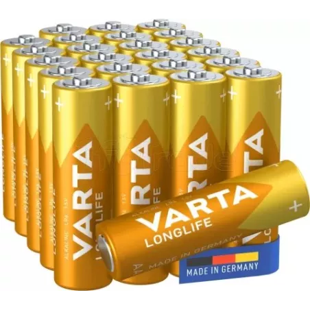 Lot de 24 piles AlcalineVartaLonglifetype AA (LR6) 1,5V | MonPC.Store