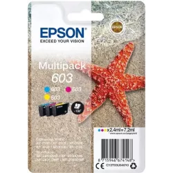Pack 3 cartouches d'encreEpsonEtoile de mer 603(3… | MonPC.Store