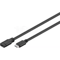 Rallonge USB Type C 3.1Goobay- 1m M/F (Noir) | MonPC.Store