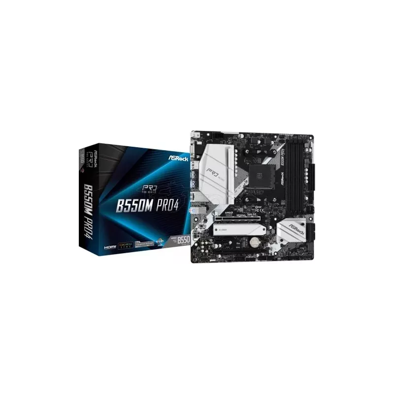 Carte MèreASRockB550M Pro4(AM4) Micro ATX | MonPC.Store