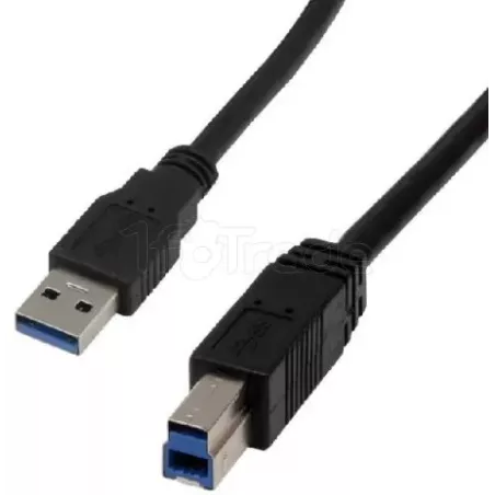 Cable MCL Samar USB 3.0 Type A - B 2m MM (Noir) | MonPC.Store