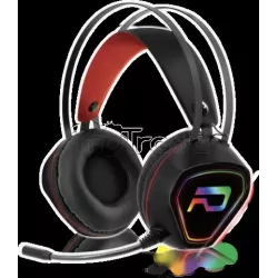 Casque Gamer filaire AdvanceGTA 230RGB (Noir) | MonPC.Store