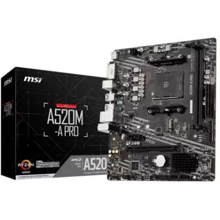 Carte MèreMSIA520M-A Pro(AM4) Micro ATX | MonPC.Store