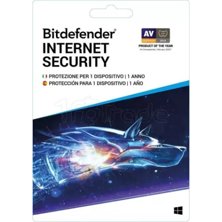 BitdefenderInternet Security- 1 appareil / 1 an (OEM) | MonPC.Store