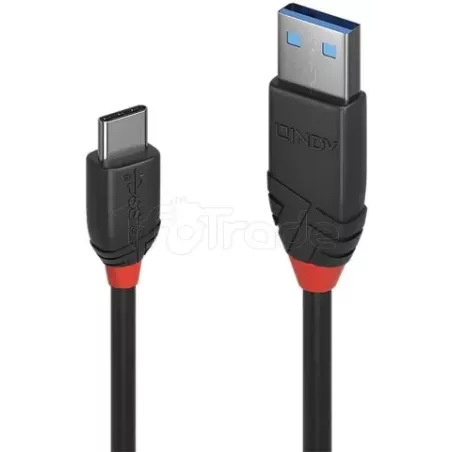 CableLindyUSB 3.1 vers Type C 1m (Noir) | MonPC.Store